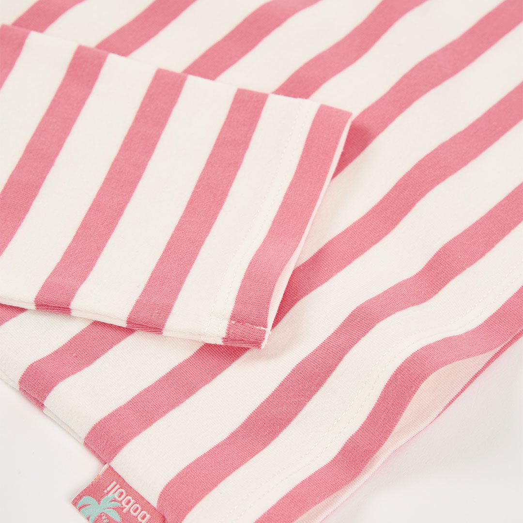Conjunto blusa rosa con patalón felpa aqua mini niña