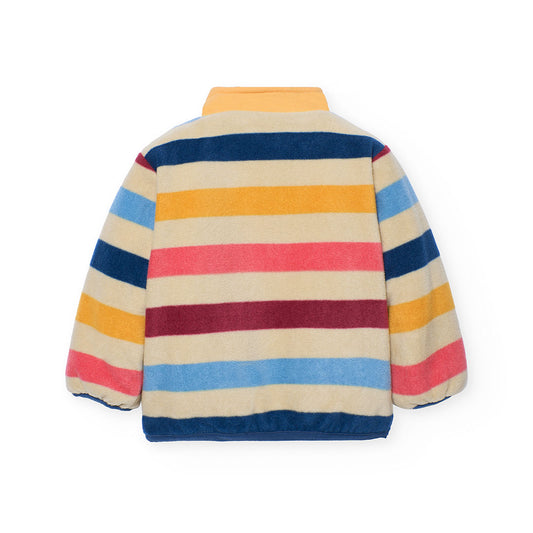 Chamarra polar con borrega mini niño