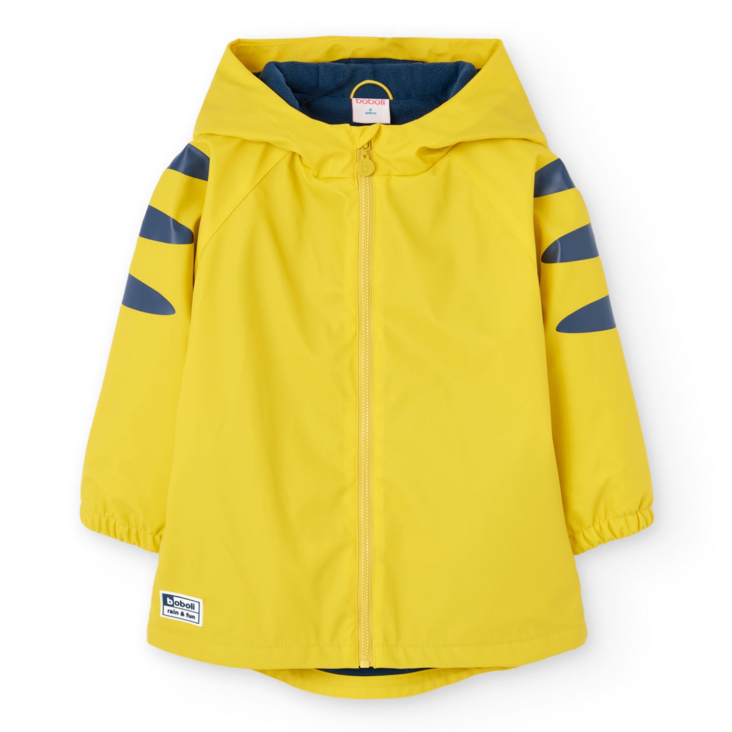 Impermeable con capucha tigre mini niño