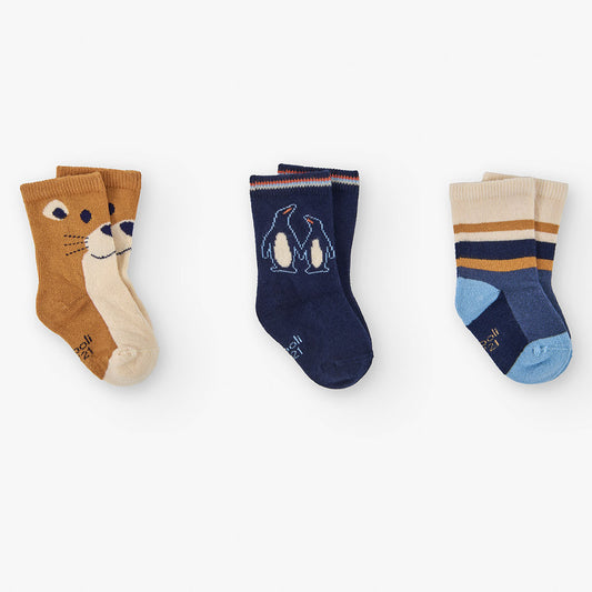 Pack calcetines animales para mini niño