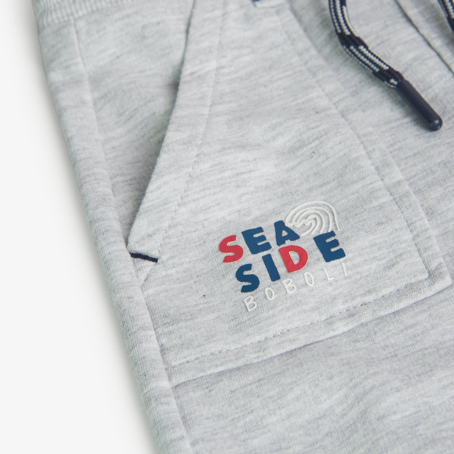 Conjunto chamarra denim combinada con pants mini niño