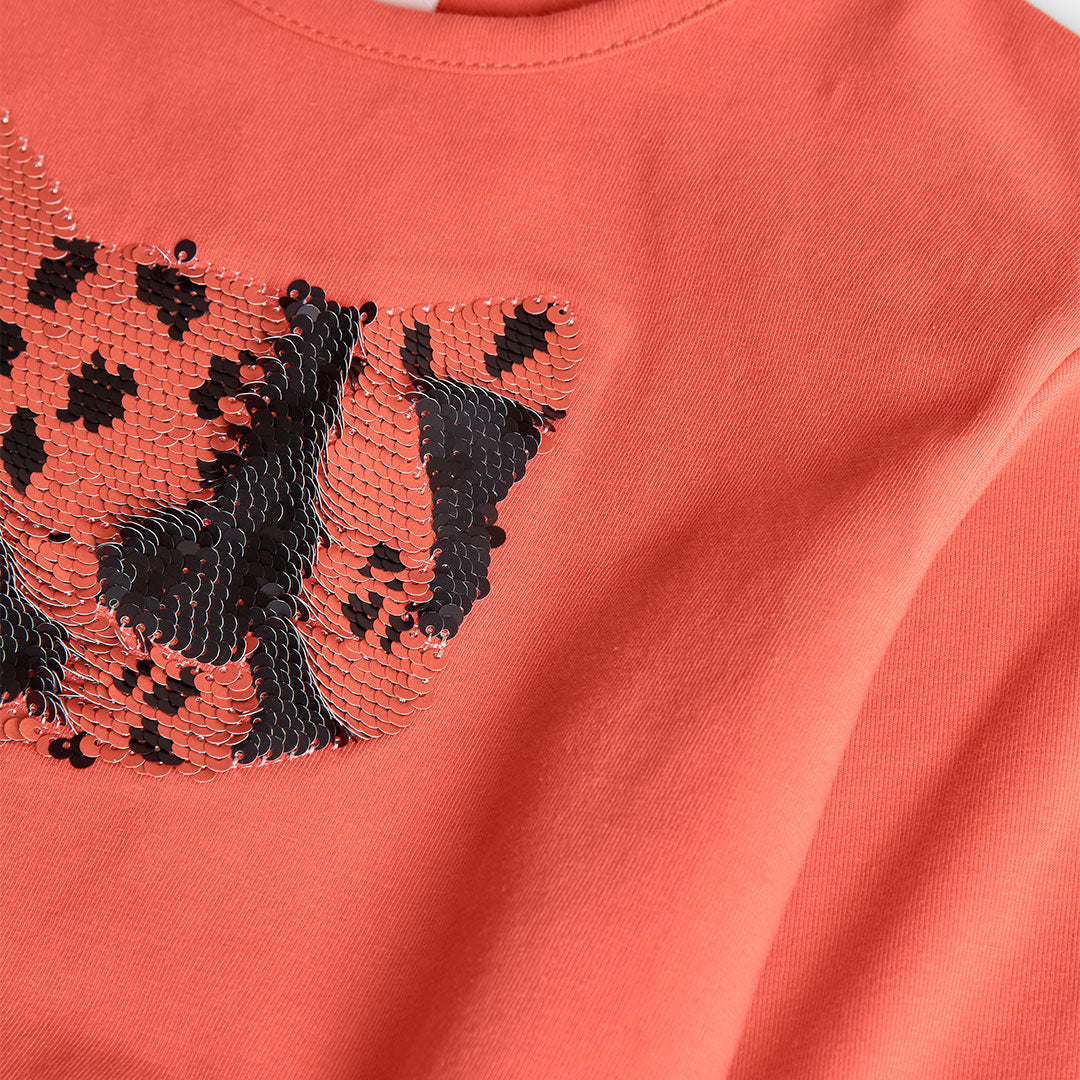 Blusa stretch salmón niña jr