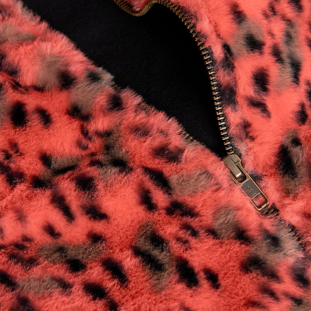 Chamarra pelo animal print niña jr