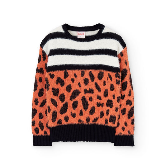 Suéter animal print niña jr