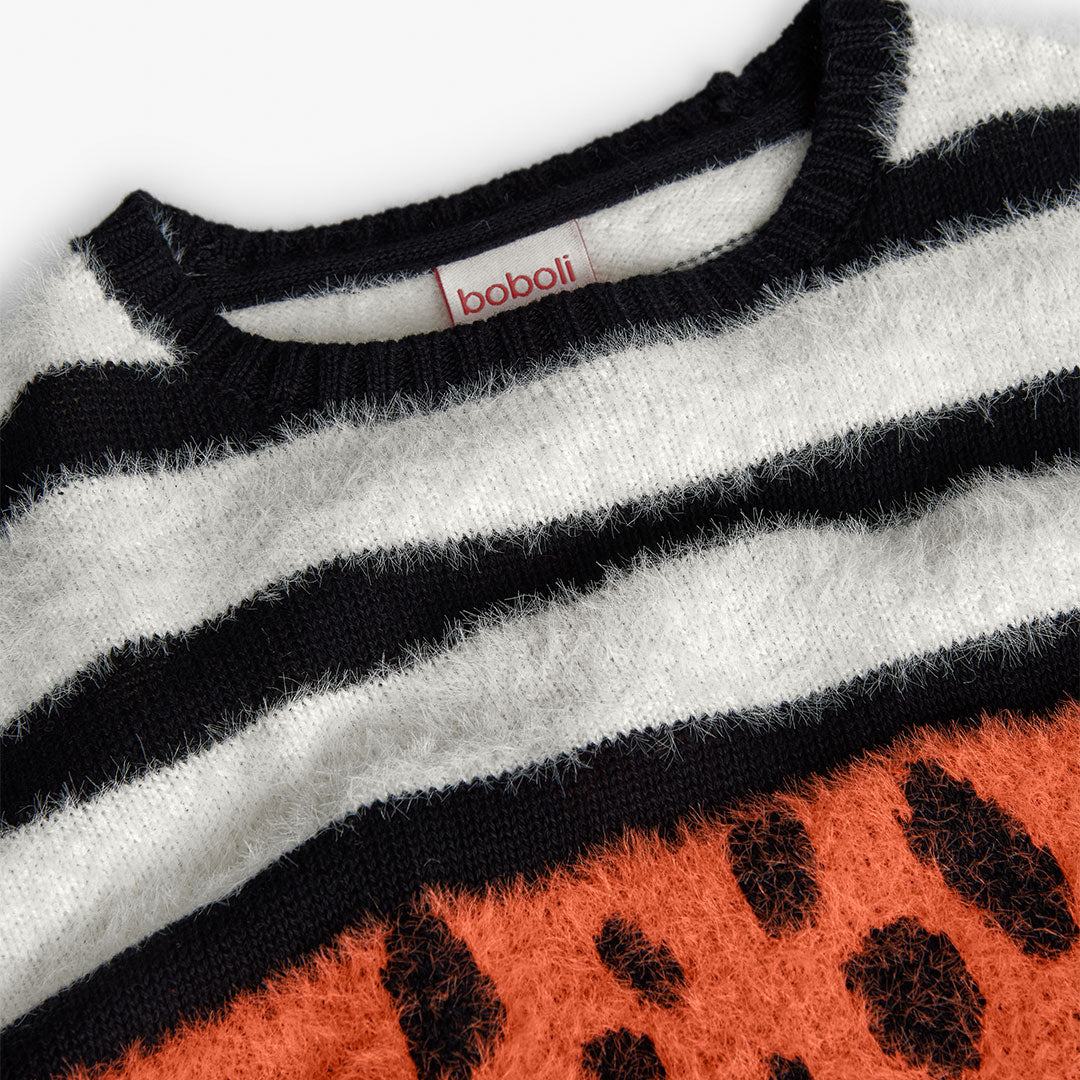 Suéter animal print niña jr