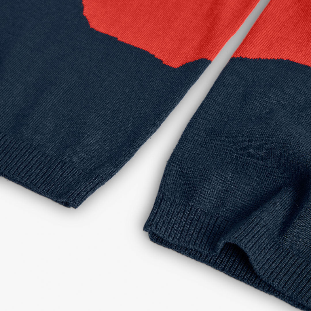 Conjunto tricot olas niña jr