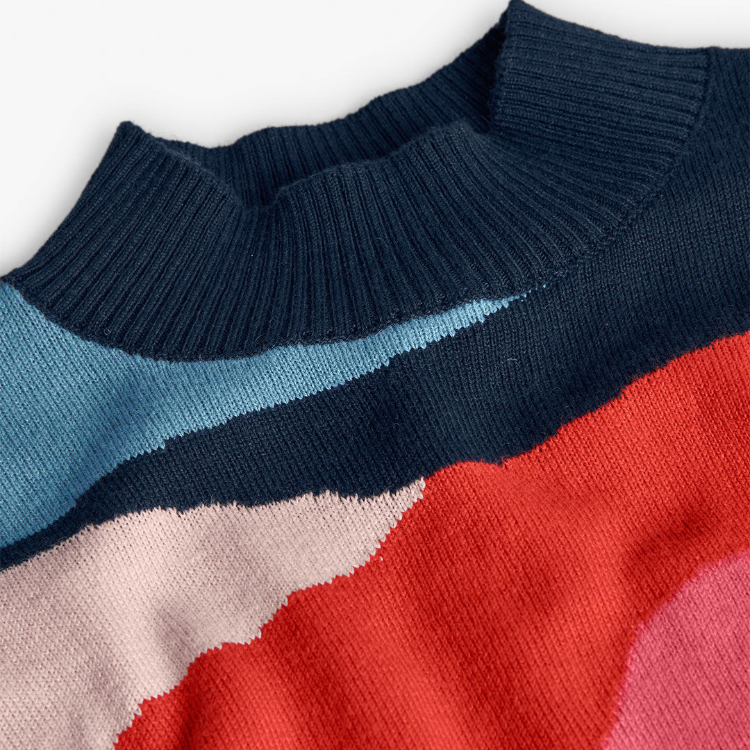 Conjunto tricot olas niña jr