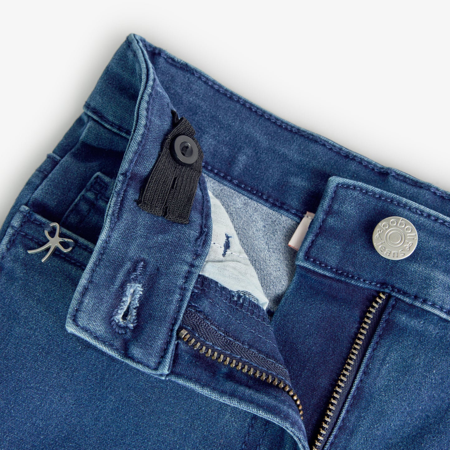 Pantalón mezclilla ancho stretch niña jr