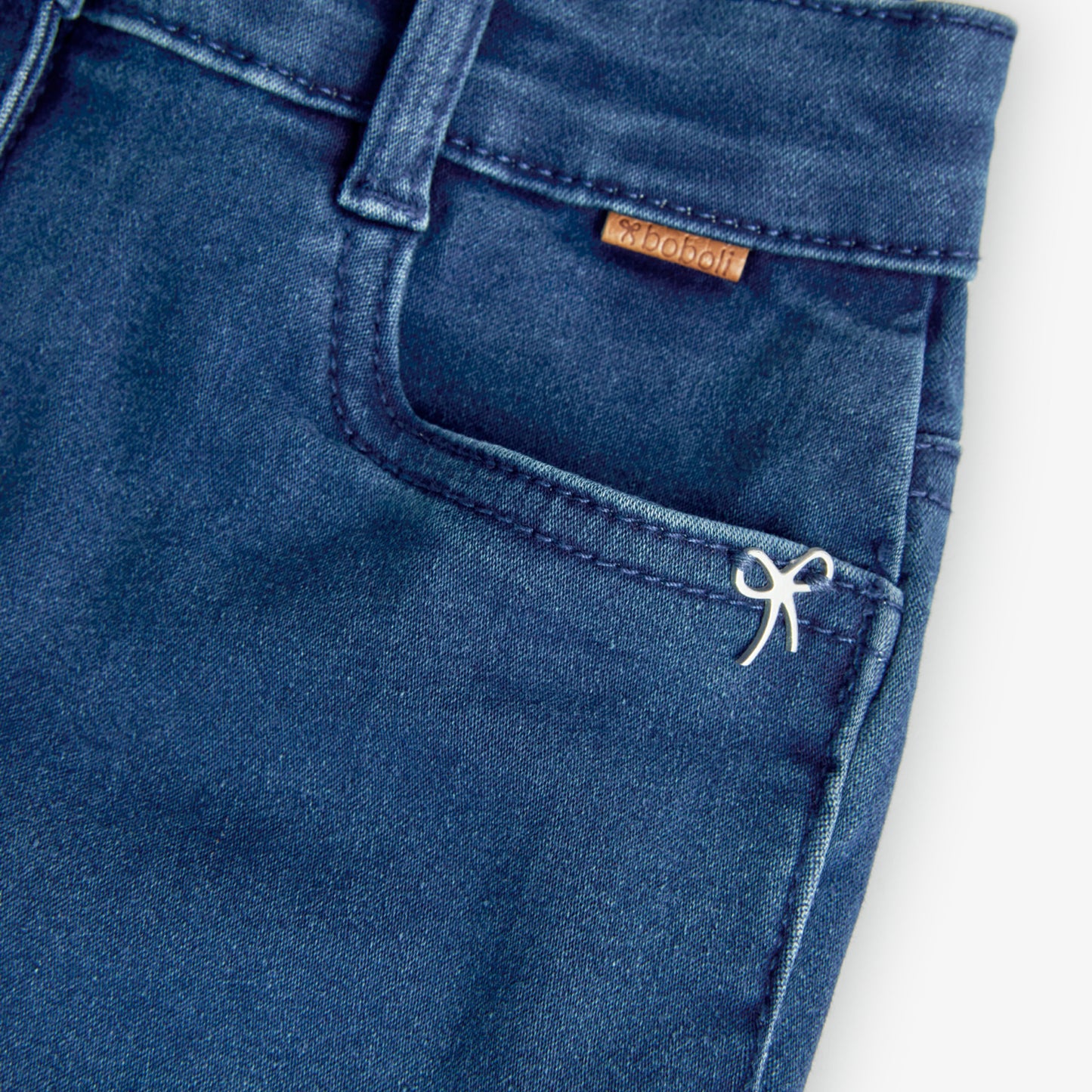 Pantalón mezclilla ancho stretch niña jr