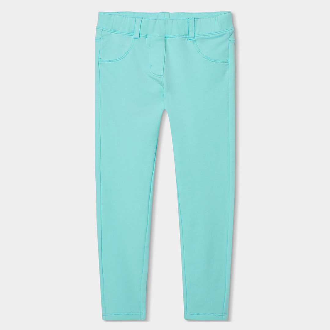 Conjunto blusa rosa con patalón felpa aqua mini niña