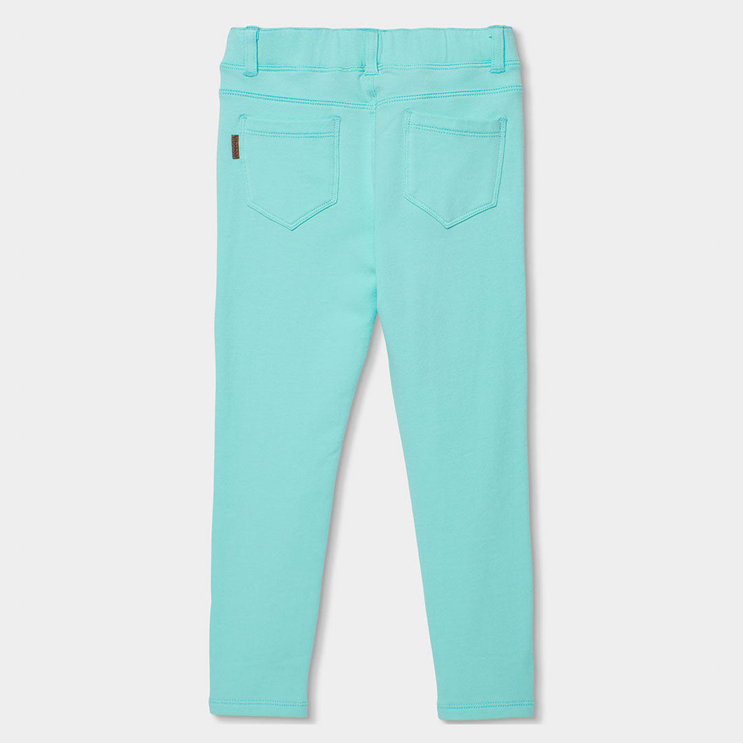 Conjunto blusa rosa con patalón felpa aqua mini niña