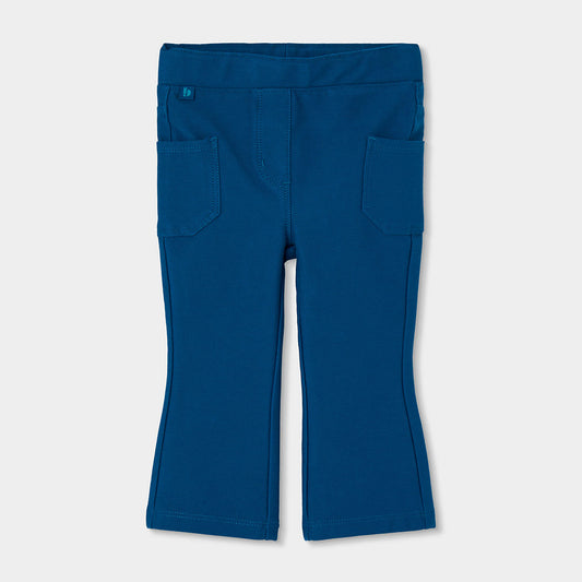 Pantalón sarga azul marino mini niña