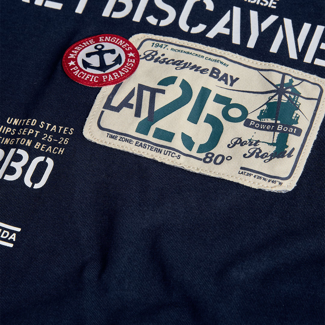 Camiseta manga larga azul marino niño jr