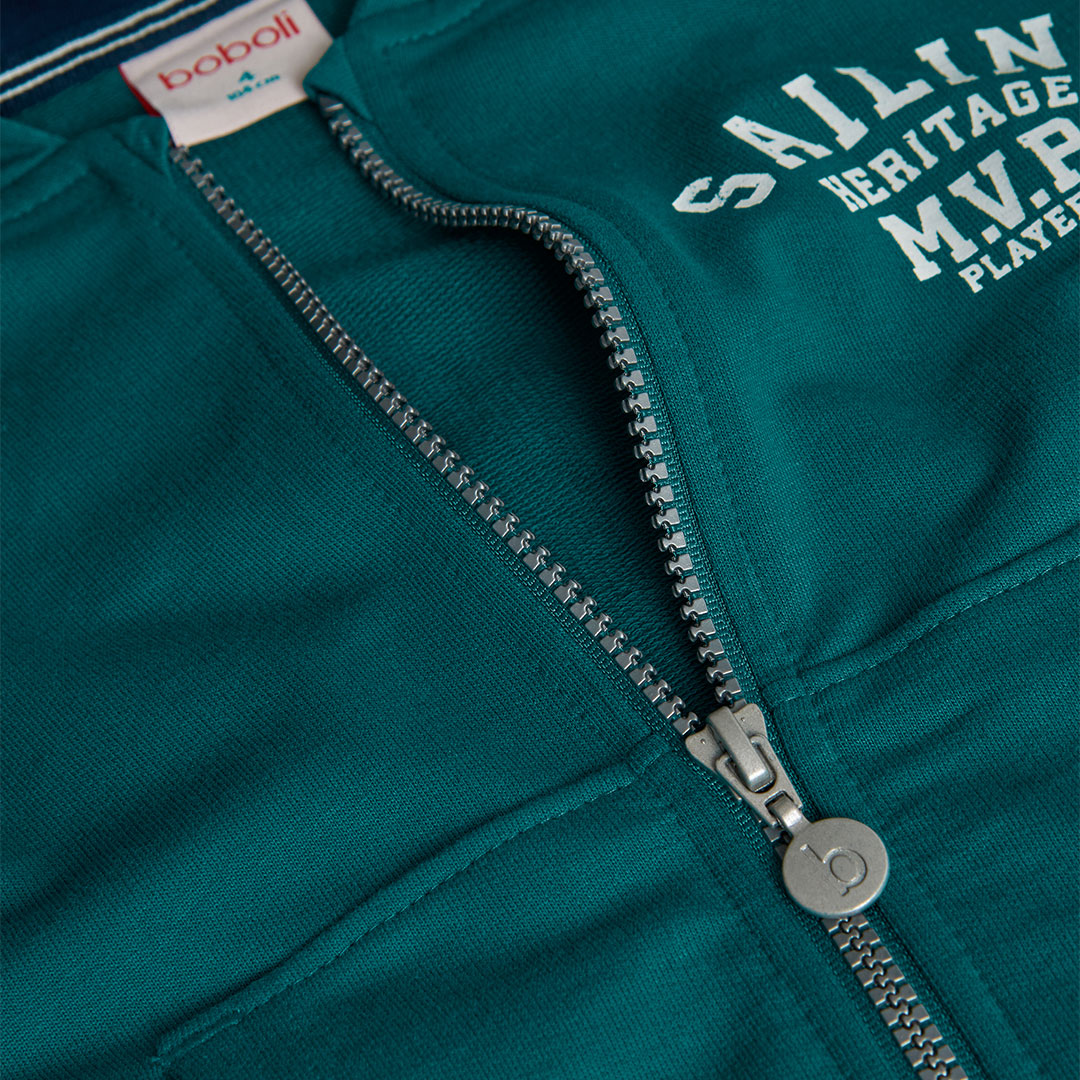 Conjunto de pants azul billar niño jr