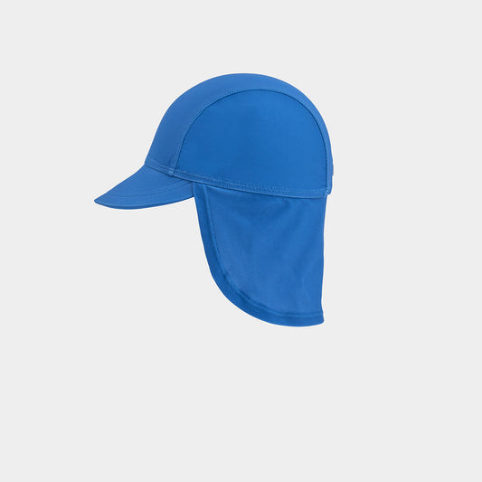 Gorra azul poliamida para mini niño