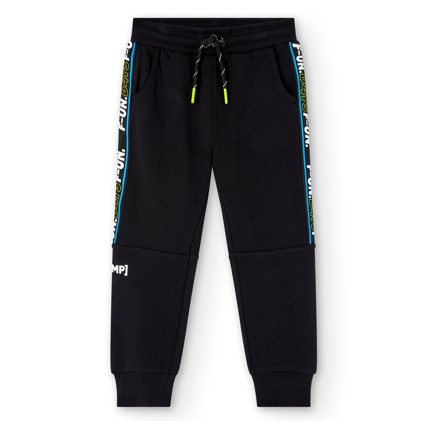 Conjunto de pants amarillo con negro niño jr
