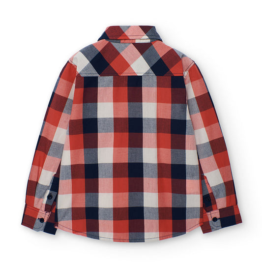 Camisa viella cuadros niño jr