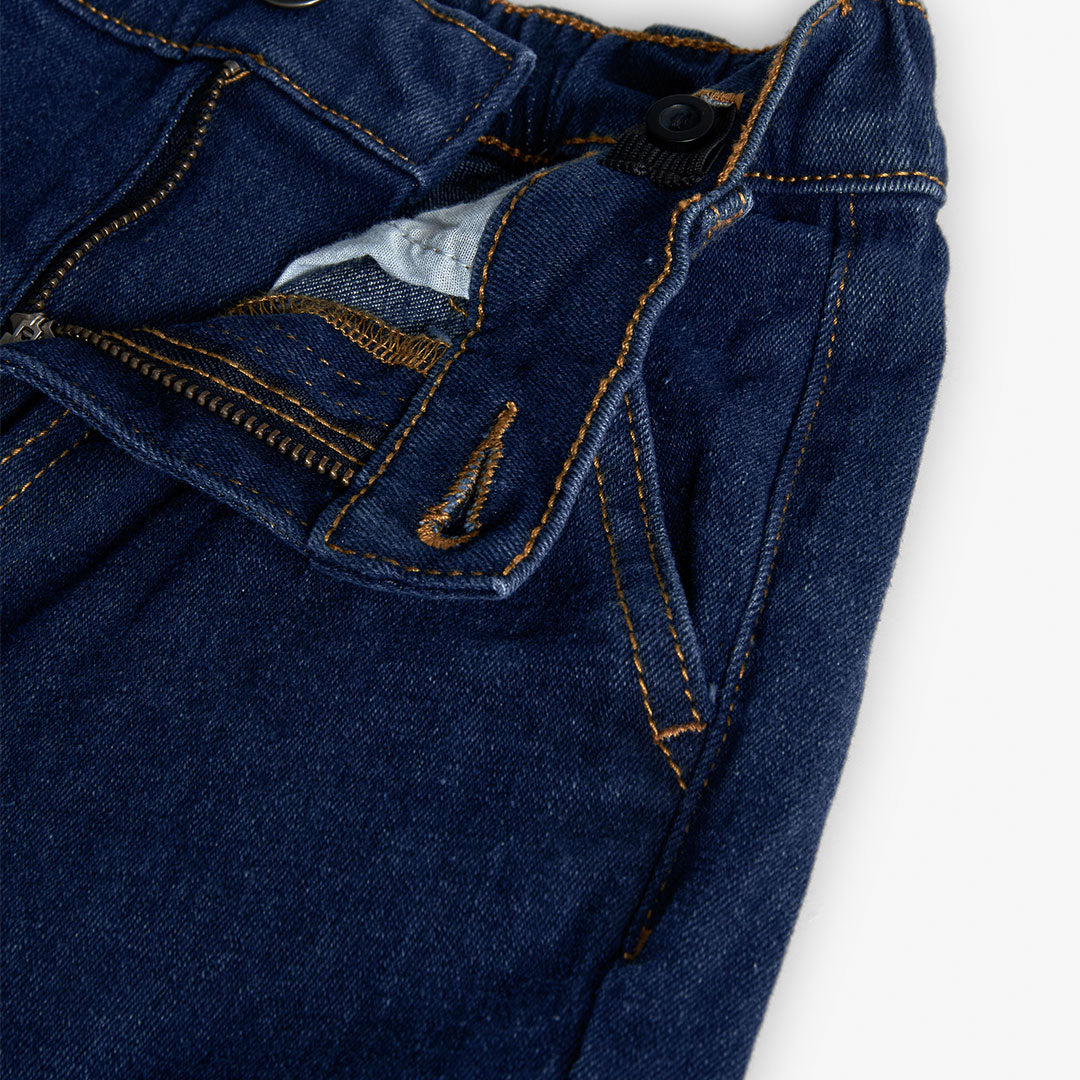 Pantalón mezclilla stretch ancho niño jr