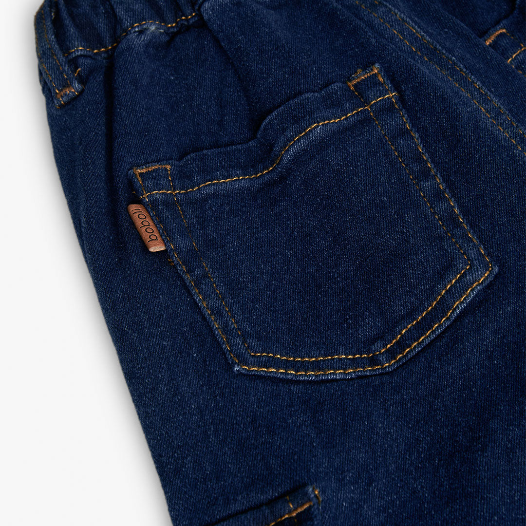 Pantalón mezclilla stretch ancho niño jr