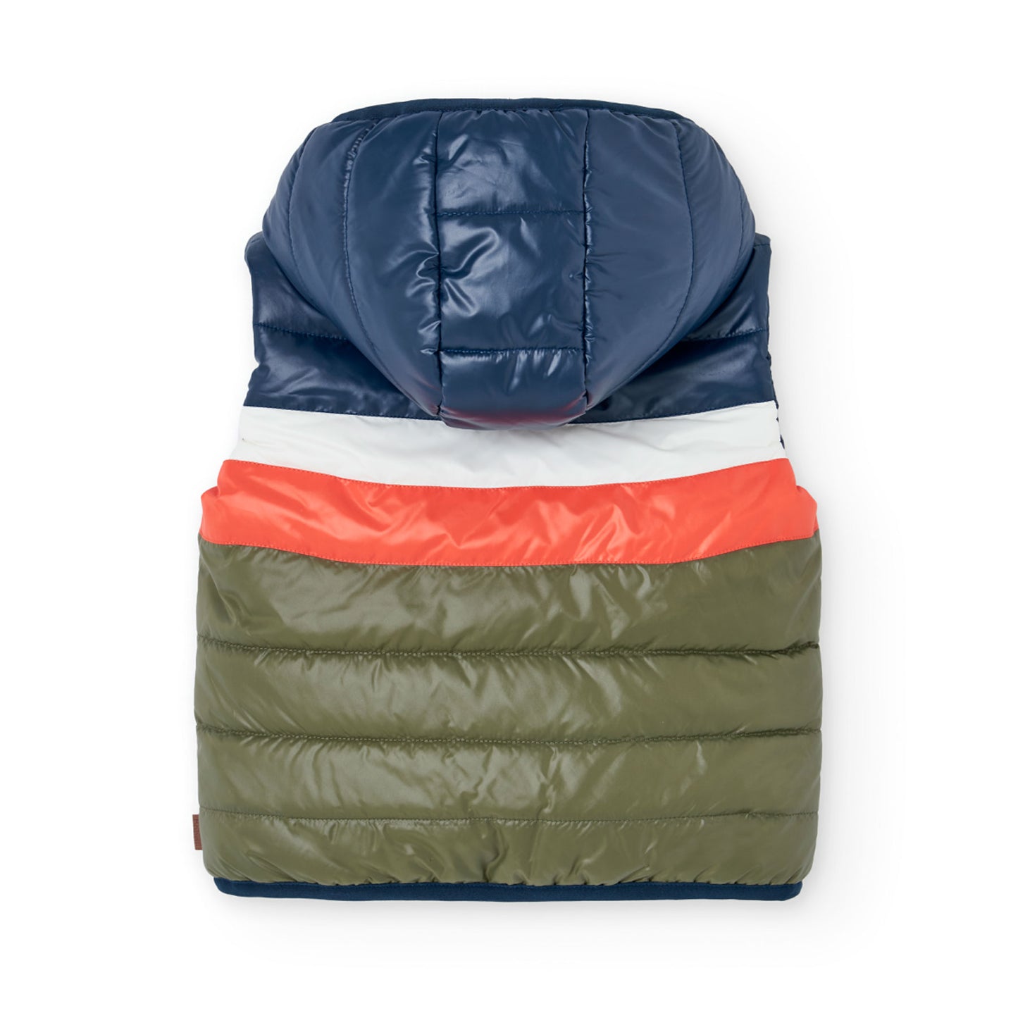 Chaleco reversible azul con verde niño jr