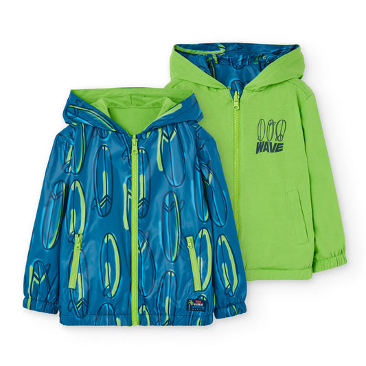 Impermeable reversible para mini niño y niño jr