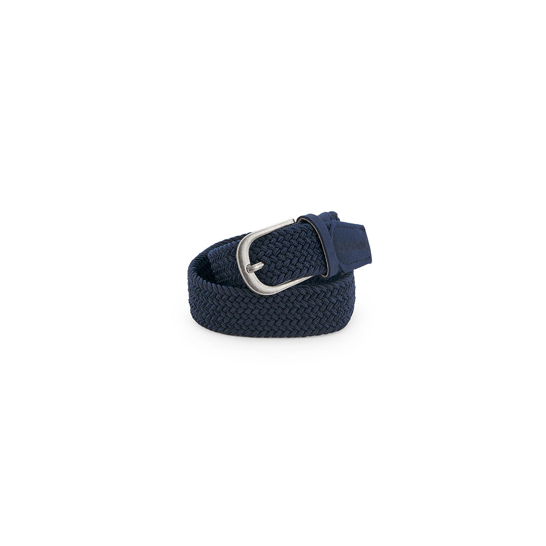 Cinturón trenzado azul marino mini niño y niño jr