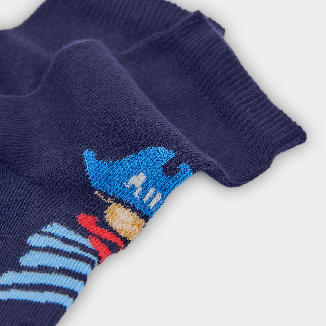 Pack calcetines amarillo/azul para mini niño
