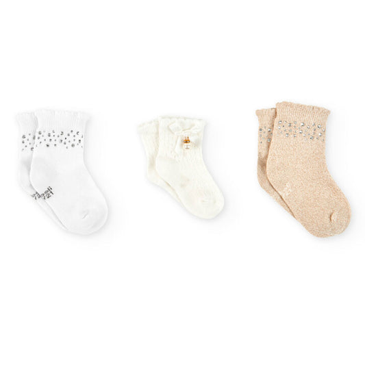 Set 3 calcetines para mini niña