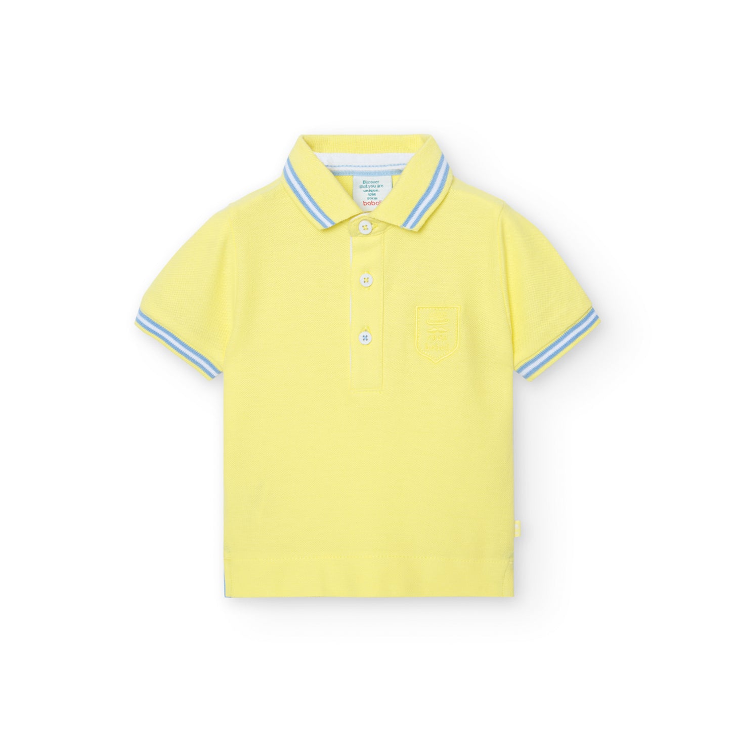 Playera polo amarillo mini niño – Petite Luné Moda Infantil