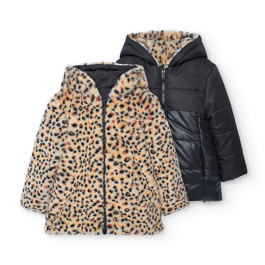 Chamarra pelo reversible niña jr