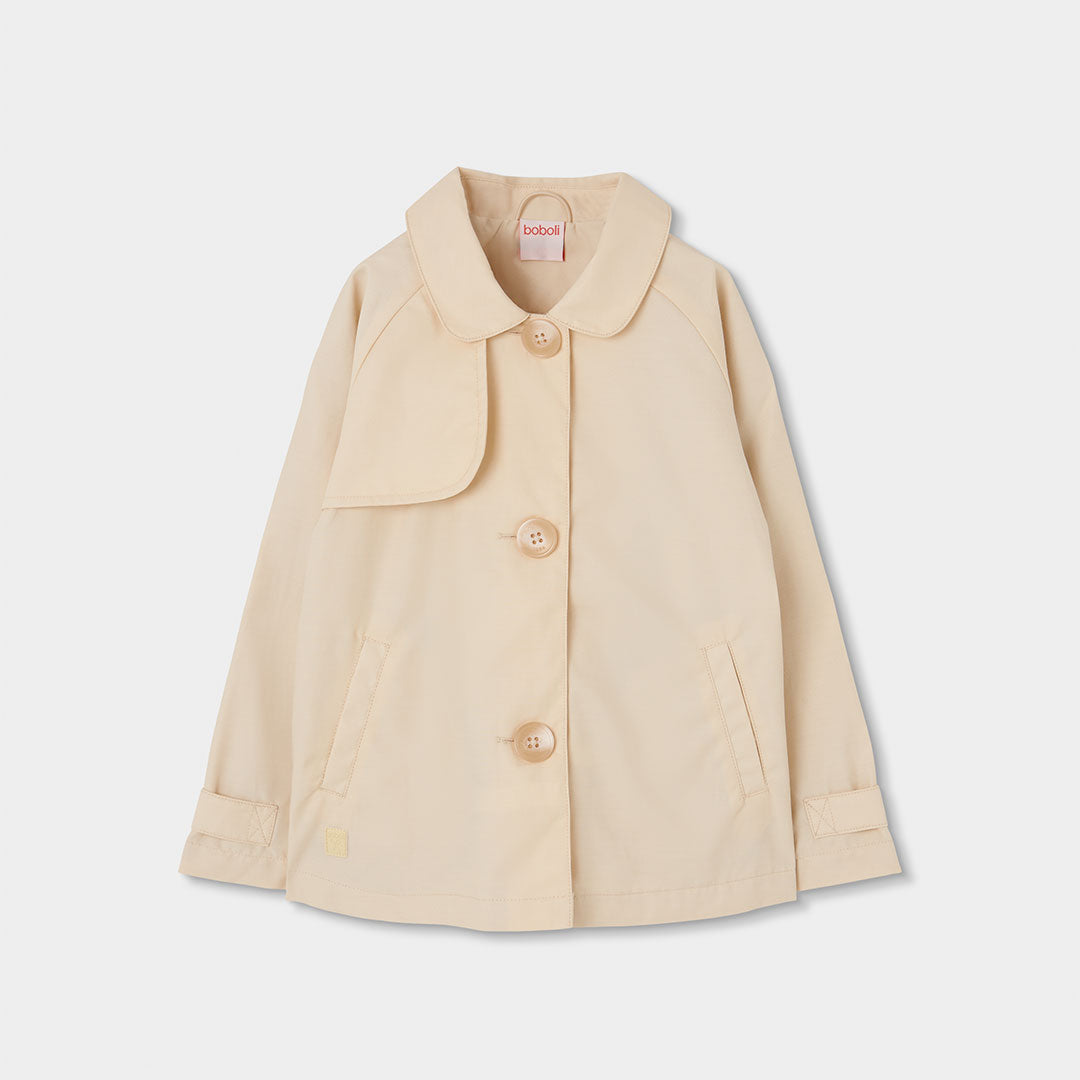 Gabardina impermeable lino mini niña
