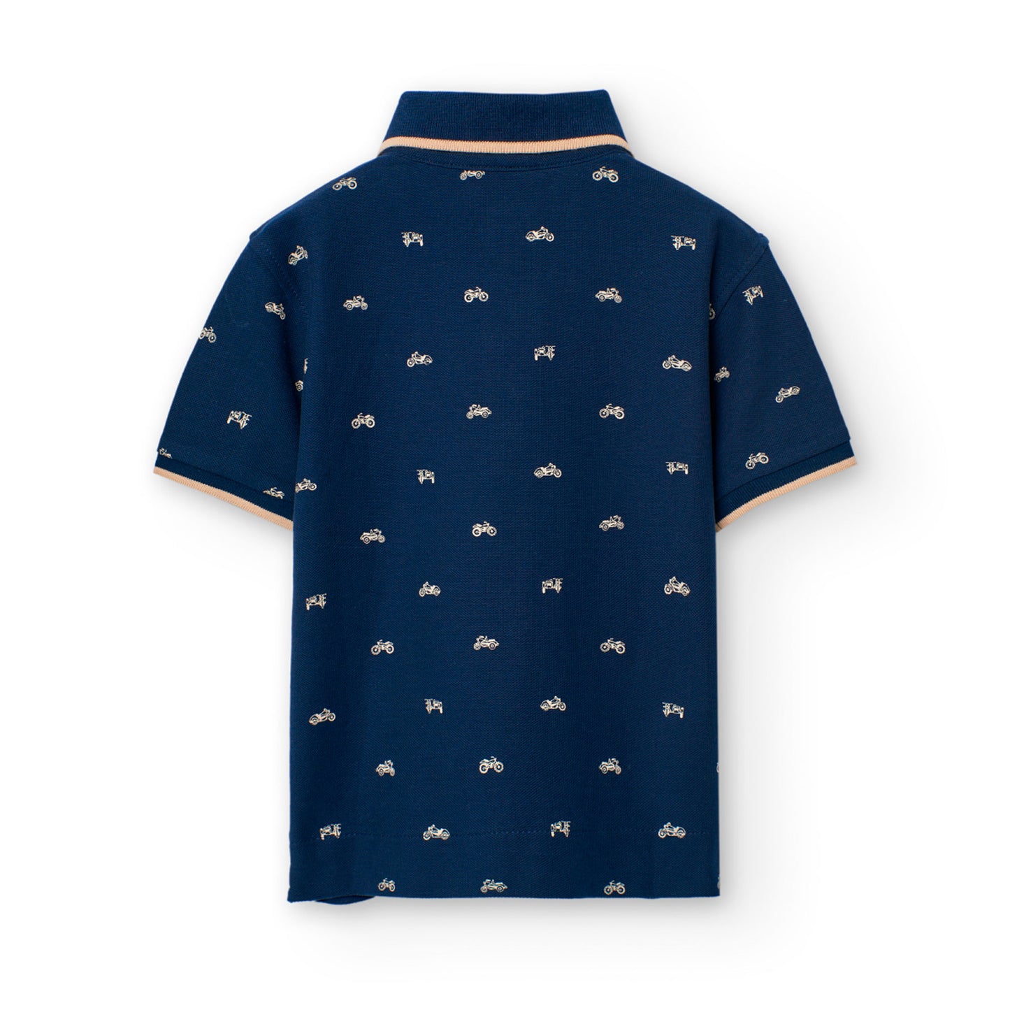 Conjunto polo con pantalón satén stretch niño jr
