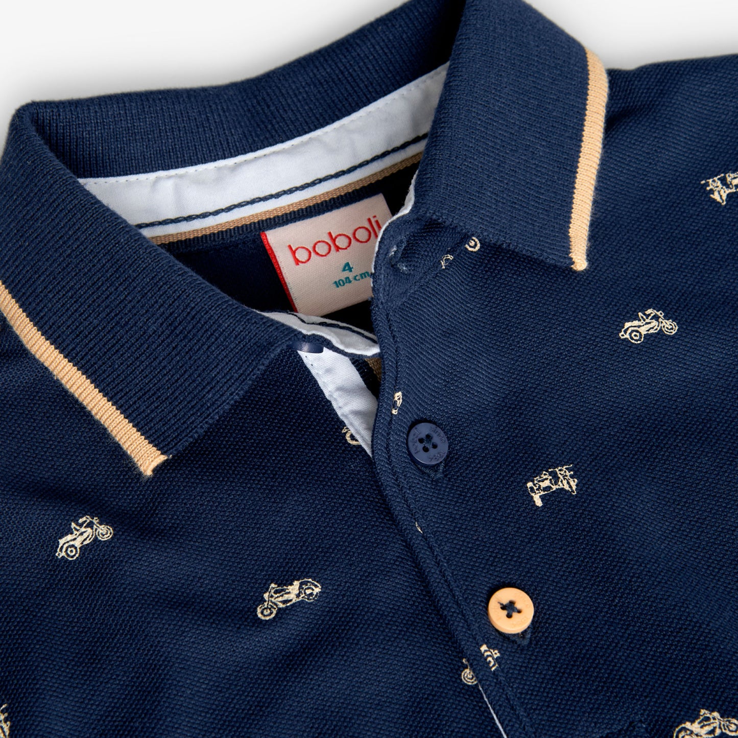 Conjunto polo con pantalón satén stretch niño jr