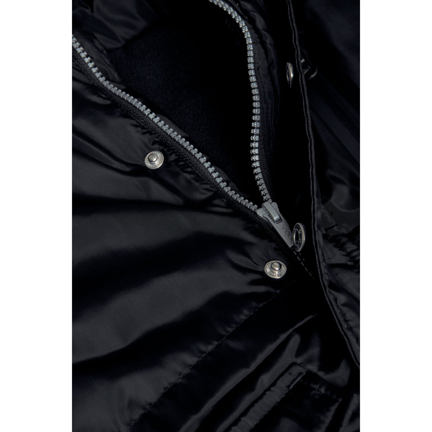 Chamarra negra tejido técnico niño jr