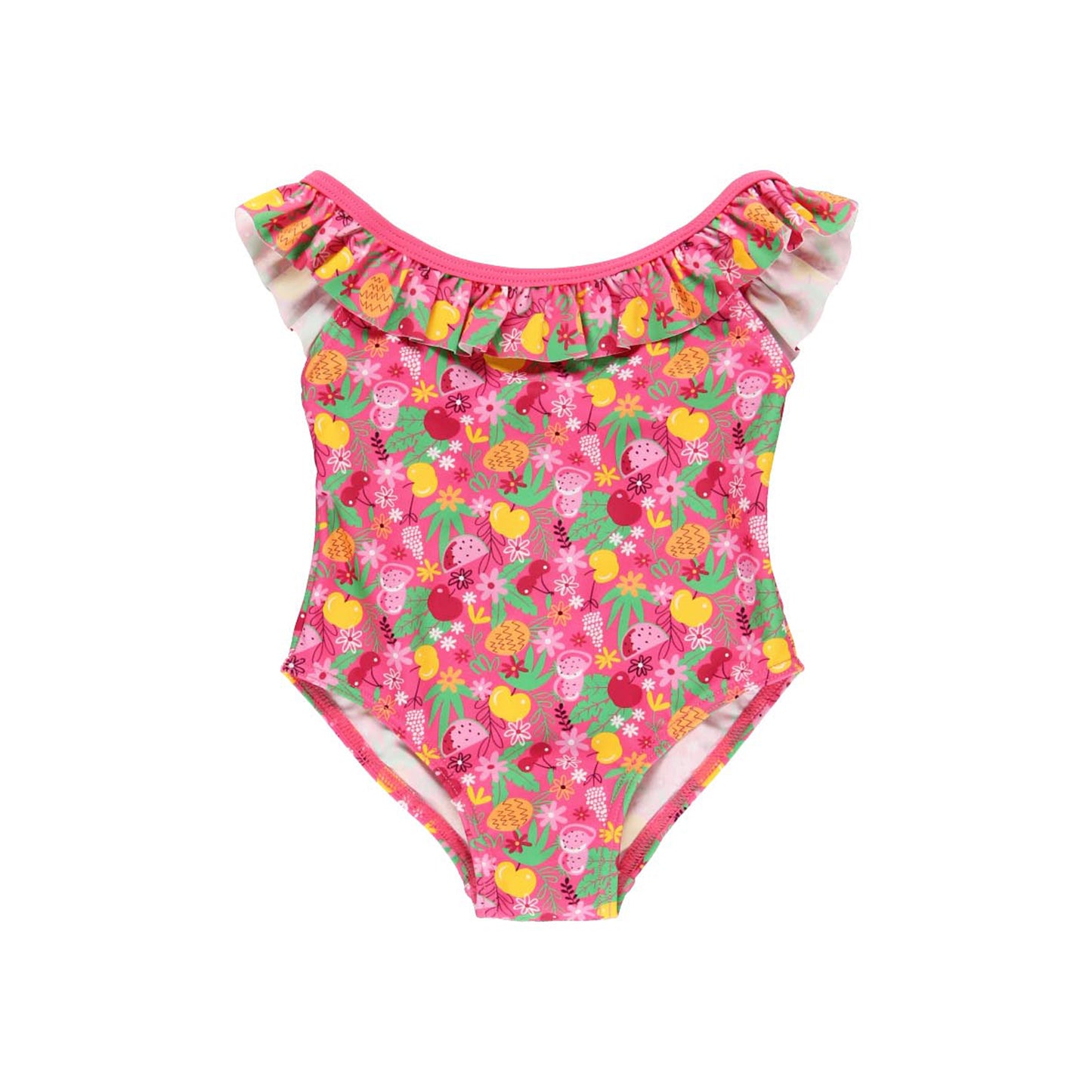 Traje de baño frutas olanes bebé niña