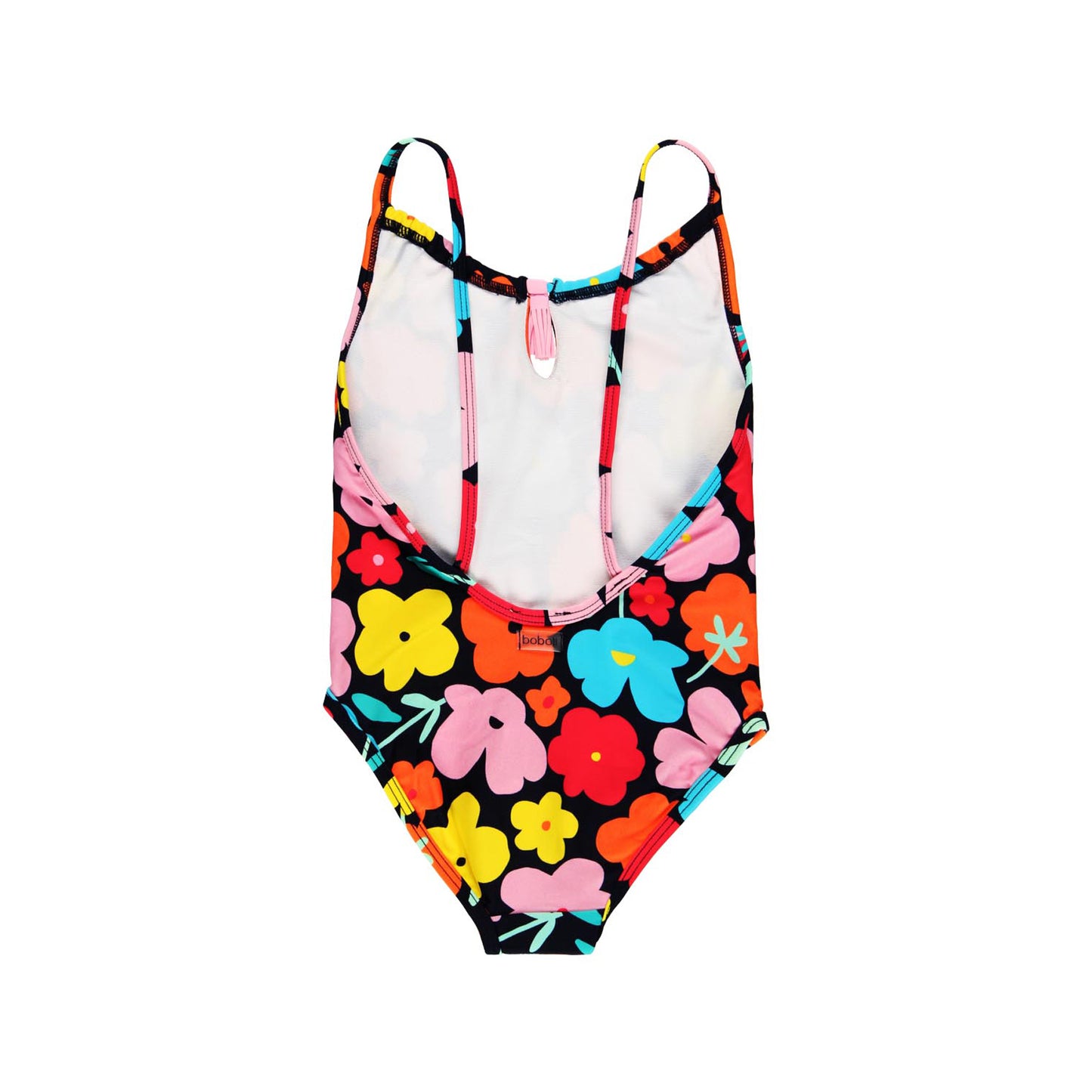 Traje de baño flores mini niña