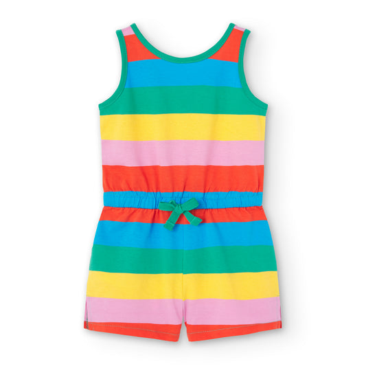 Mono punto rayas de colores mini niña