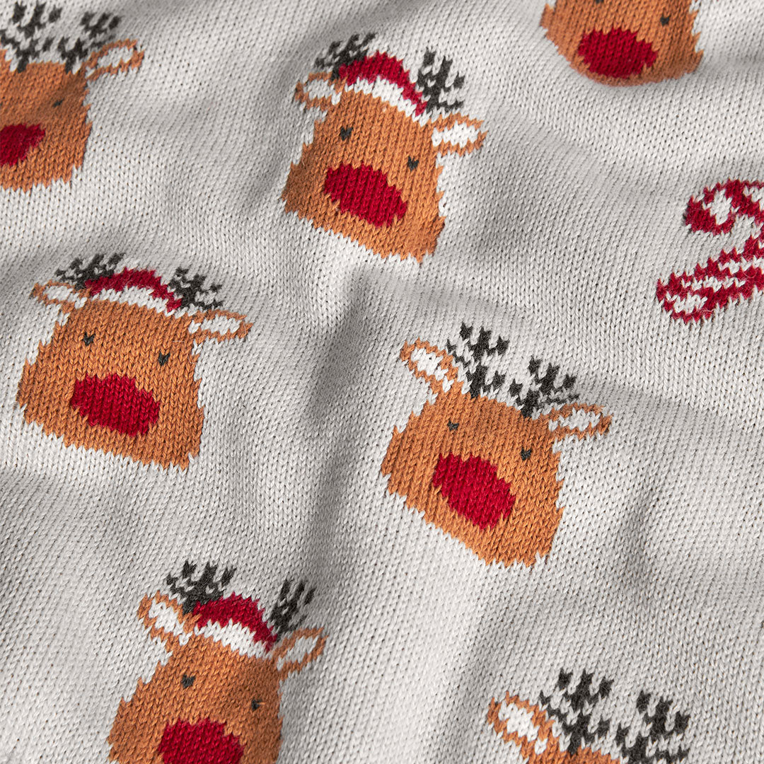 Suéter navideño renos unisex