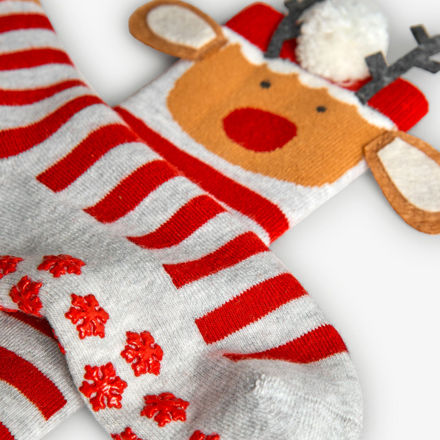 calcetines navideños renos mini niñ@ y niñ@ jr