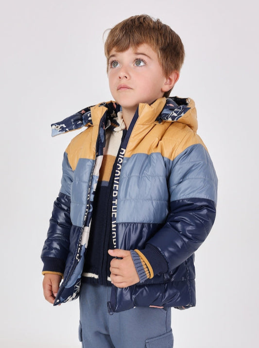 Chamarra reversible animales mini niño