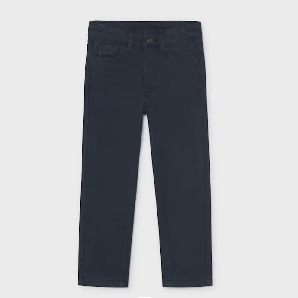 Pantalón slim básico azul mini niño