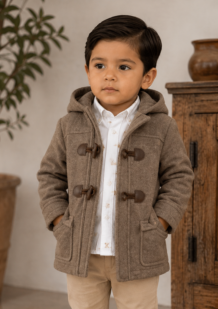Abrigo cacao bebé niño