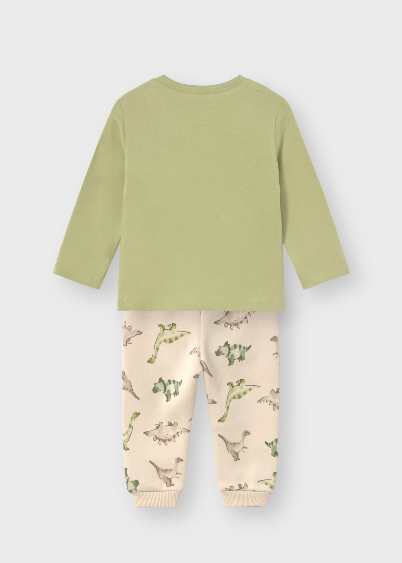 Conjunto playera con pants dinosaurios bebé niño