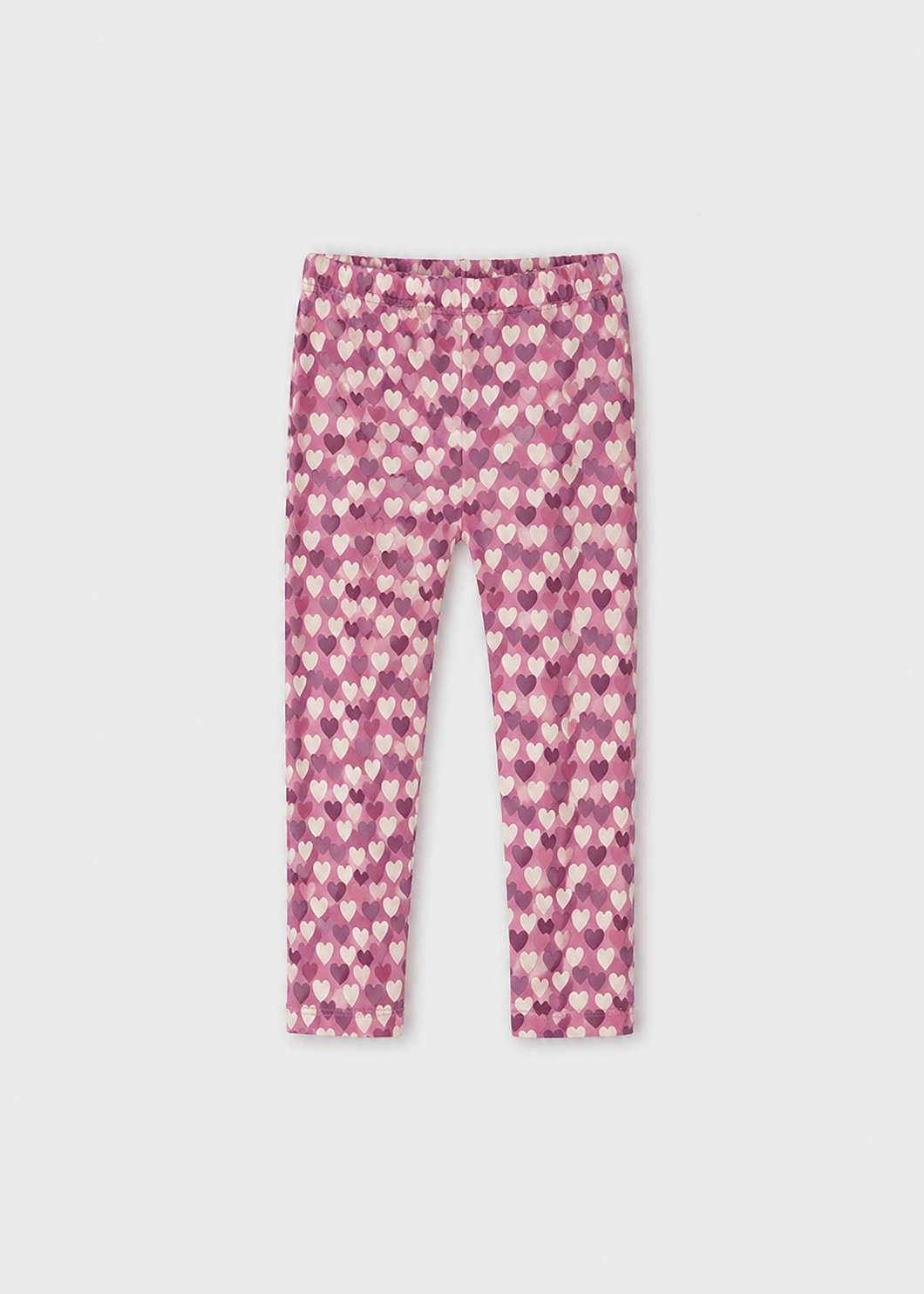 Conjunto blusa leggings corazones mini niña
