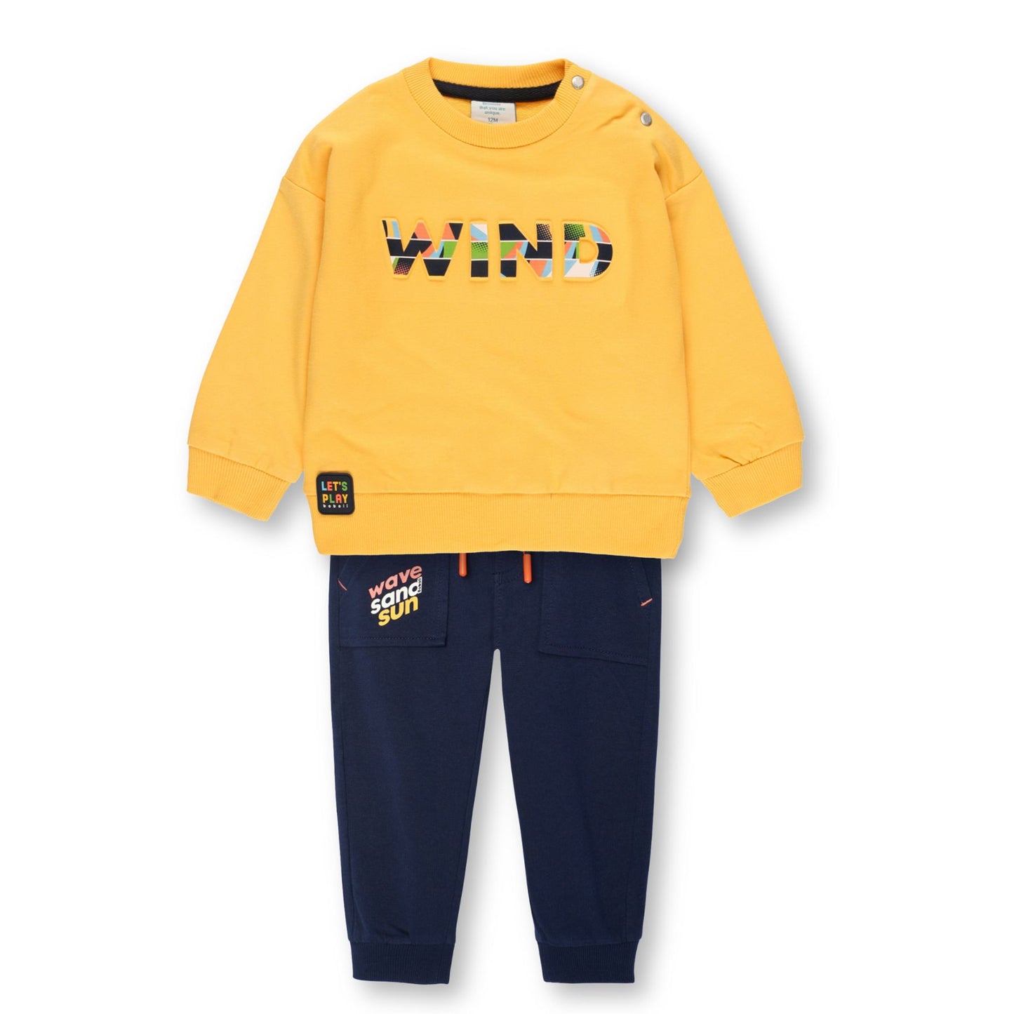Conjunto sudadera con pants felpa mini niño