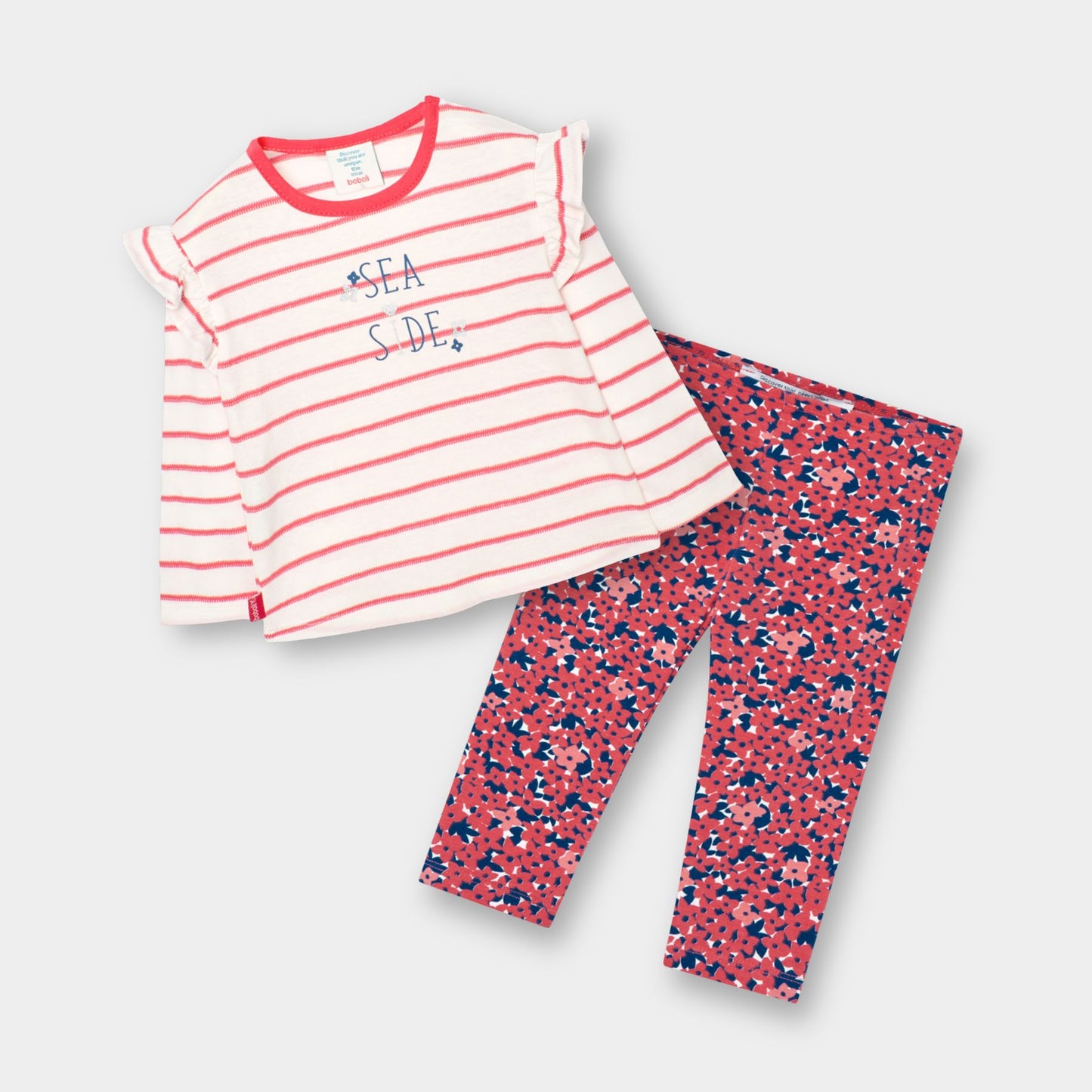 Conjunto Sea Side blusa con leggings mini niña