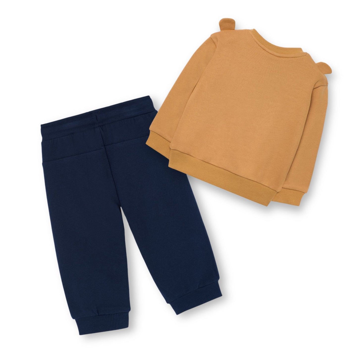 Conjunto sudadera osito con pants mini niño