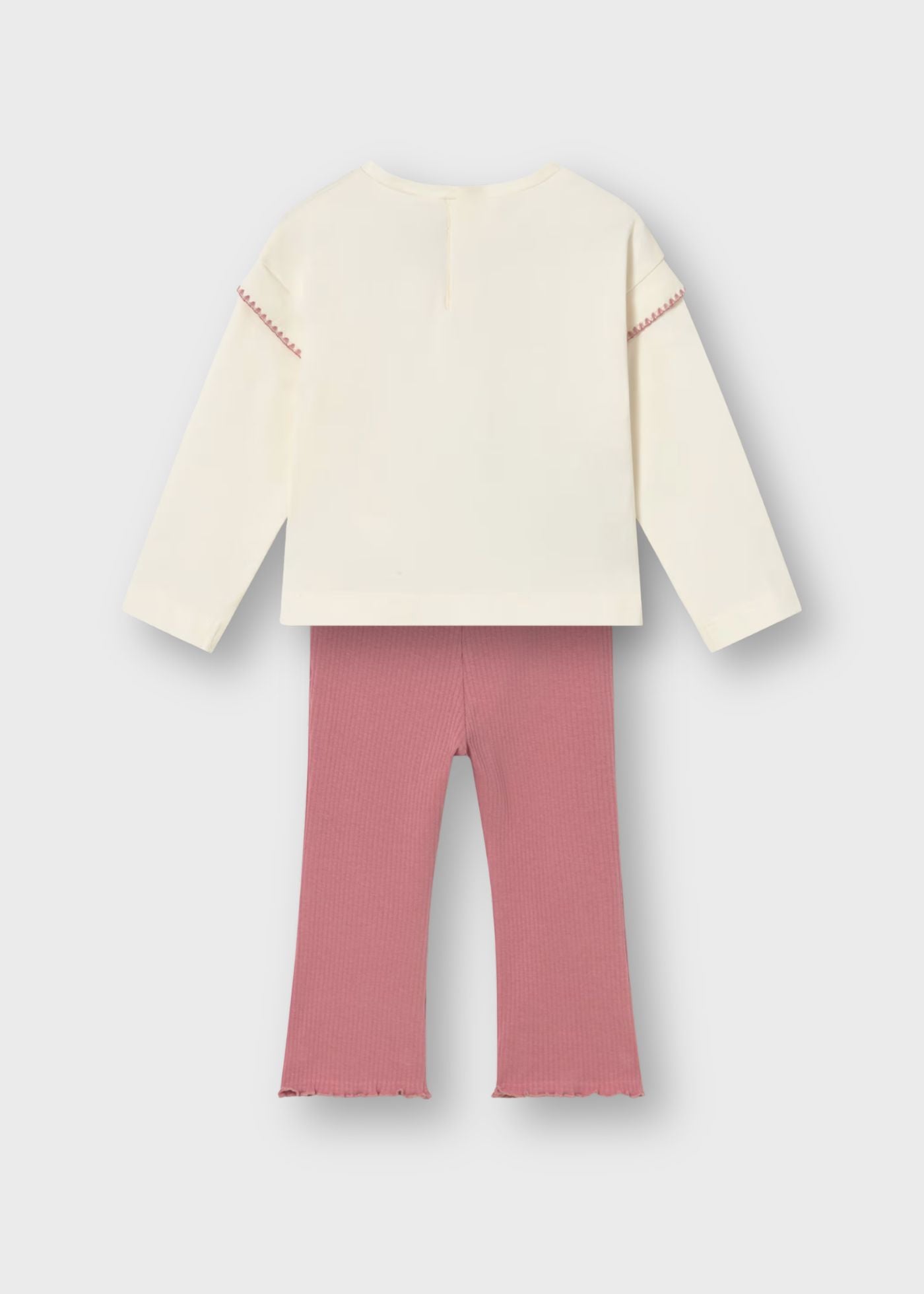Conjunto blusa cerezas con leggings bebé niña
