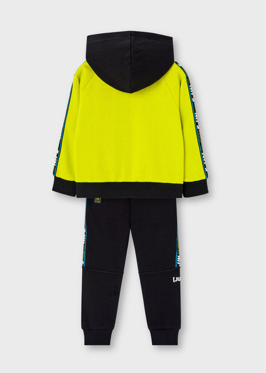 Conjunto de pants amarillo con negro niño jr