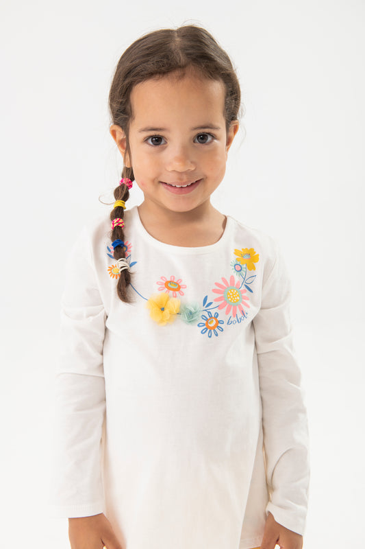 Conjunto amarillo blusa leggings para mini niña